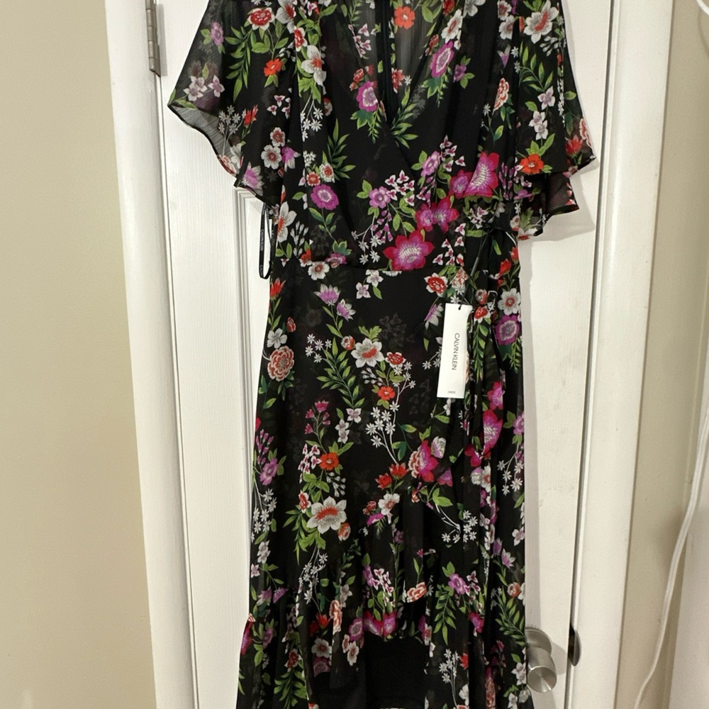 Floral Black Dress by Gianni Bini